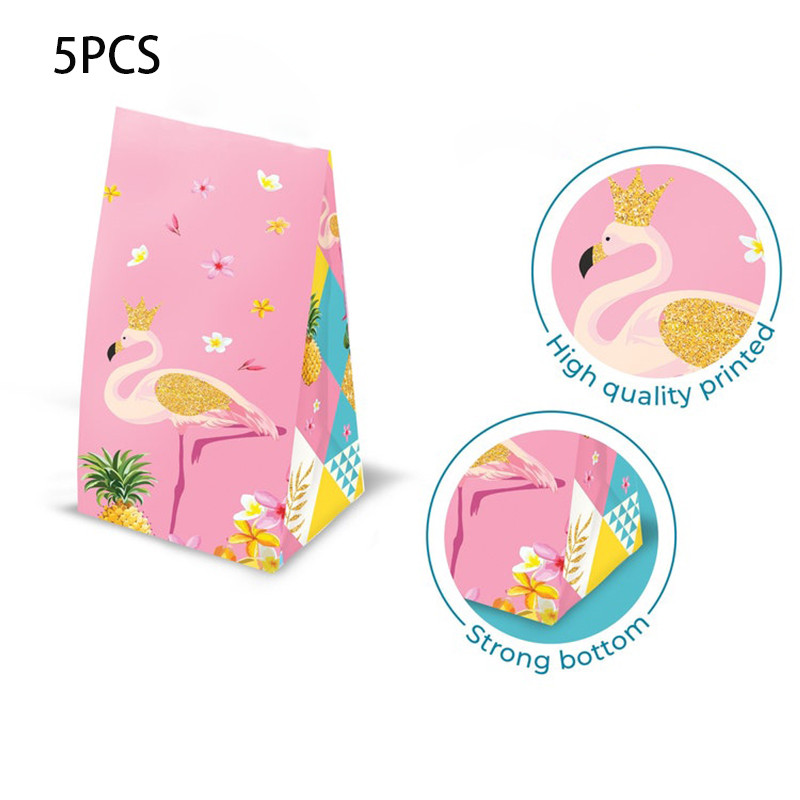 flamingók Cukortáskák Születésnapi buli Tematikus buli Eldobható papírpohár Kellékek Doboz Ajándéktáskák Parti dekoráció