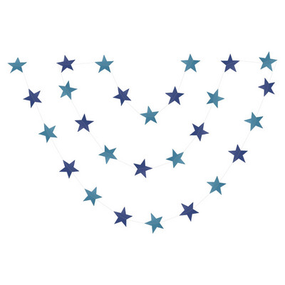 4M 7/10cm Särav täht, paberist tilga vanikubänner, kuldne hõbedane pungibänner beebi dušši jaoks lastetoa pulmade rippkaunistus