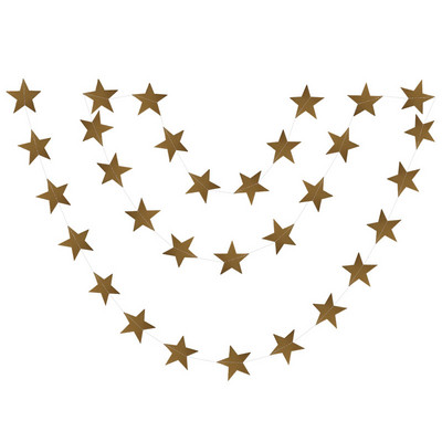 4M 7/10cm Särav täht, paberist tilga vanikubänner, kuldne hõbedane pungibänner beebi dušši jaoks lastetoa pulmade rippkaunistus