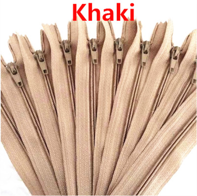 10 vnt 3# 10 cm / 15 cm / 18 cm / 20 cm / 25 cm / 30 cm / 35 cm / 40 cm / 50 cm / 55 cm / 60 cm Nailono ritės užtrauktukai Tailor Kanalizacija Crafter`s (20 spalvų)