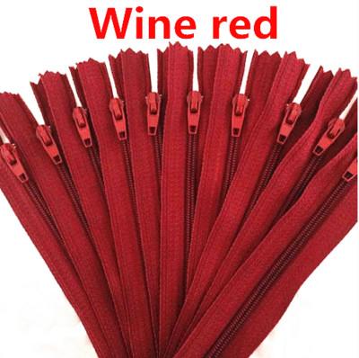 10 vnt 3# 10 cm / 15 cm / 18 cm / 20 cm / 25 cm / 30 cm / 35 cm / 40 cm / 50 cm / 55 cm / 60 cm Nailono ritės užtrauktukai Tailor Kanalizacija Crafter`s (20 spalvų)