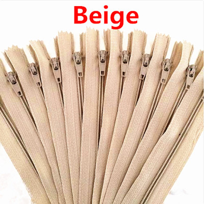 10 vnt 3# 10 cm / 15 cm / 18 cm / 20 cm / 25 cm / 30 cm / 35 cm / 40 cm / 50 cm / 55 cm / 60 cm Nailono ritės užtrauktukai Tailor Kanalizacija Crafter`s (20 spalvų)