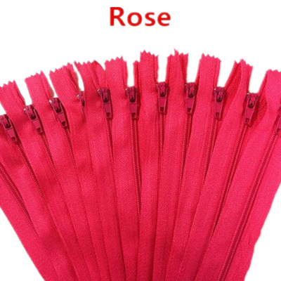 10 vnt 3# 10 cm / 15 cm / 18 cm / 20 cm / 25 cm / 30 cm / 35 cm / 40 cm / 50 cm / 55 cm / 60 cm Nailono ritės užtrauktukai Tailor Kanalizacija Crafter`s (20 spalvų)