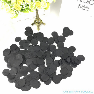 1500 tétel 2,5 cm kör alakú esküvői szórások kék selyempapír konfetti Boda születésnapi parti asztaldísz Pinata töltőanyag