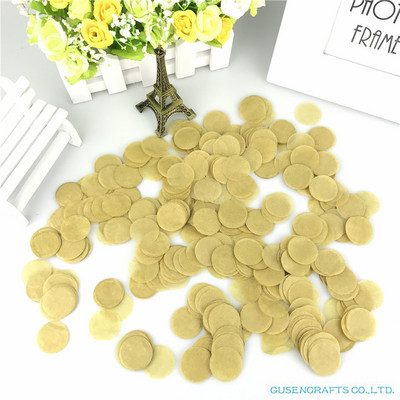 1500 tétel 2,5 cm kör alakú esküvői szórások kék selyempapír konfetti Boda születésnapi parti asztaldísz Pinata töltőanyag