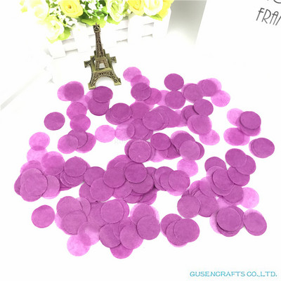 1500 tétel 2,5 cm kör alakú esküvői szórások kék selyempapír konfetti Boda születésnapi parti asztaldísz Pinata töltőanyag