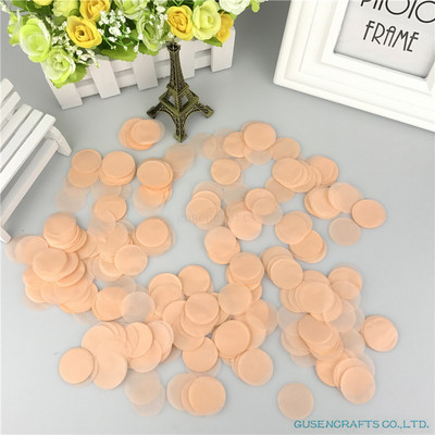 1500 tétel 2,5 cm kör alakú esküvői szórások kék selyempapír konfetti Boda születésnapi parti asztaldísz Pinata töltőanyag