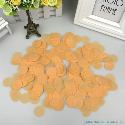 1500 tétel 2,5 cm kör alakú esküvői szórások kék selyempapír konfetti Boda születésnapi parti asztaldísz Pinata töltőanyag