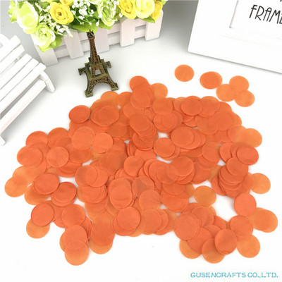 1500 tétel 2,5 cm kör alakú esküvői szórások kék selyempapír konfetti Boda születésnapi parti asztaldísz Pinata töltőanyag