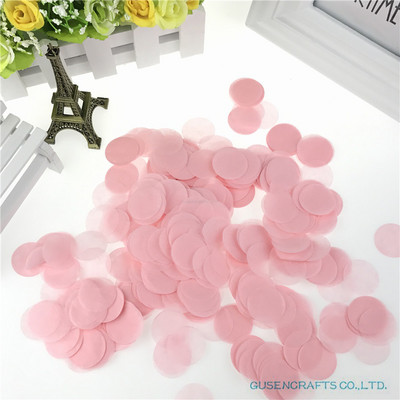 1500 tétel 2,5 cm kör alakú esküvői szórások kék selyempapír konfetti Boda születésnapi parti asztaldísz Pinata töltőanyag