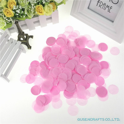 1500 tétel 2,5 cm kör alakú esküvői szórások kék selyempapír konfetti Boda születésnapi parti asztaldísz Pinata töltőanyag