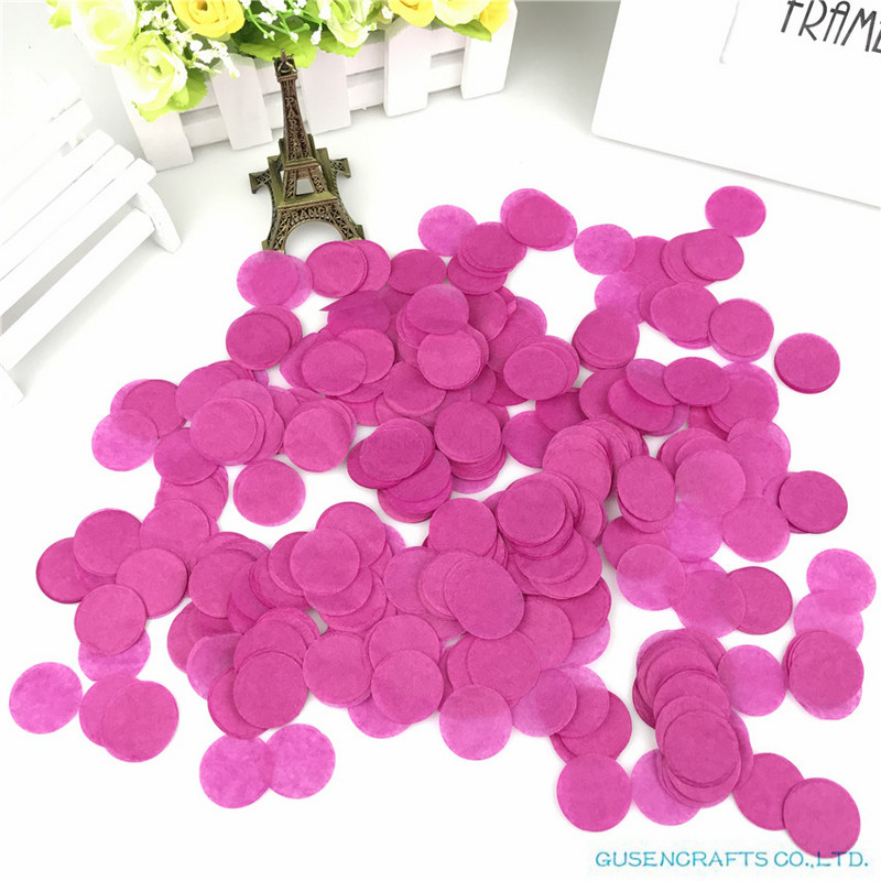 1500 tétel 2,5 cm kör alakú esküvői szórások kék selyempapír konfetti Boda születésnapi parti asztaldísz Pinata töltőanyag