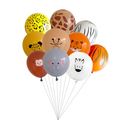 6 db Dzsungel Állatok Papírtáska Rajzfilm Oroszlán Tigris Zebra Ajándéktáska Dzsungel Party dekorációhoz Gyerekeknek Ajándék sütik Csomagoló zacskók