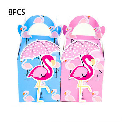 flamingók Cukortáskák Születésnapi buli Tematikus buli Eldobható papírpohár Kellékek Doboz Ajándéktáskák Party Dekoráció