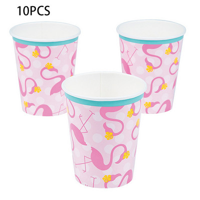 flamingók Cukortáskák Születésnapi buli Tematikus buli Eldobható papírpohár Kellékek Doboz Ajándéktáskák Party Dekoráció