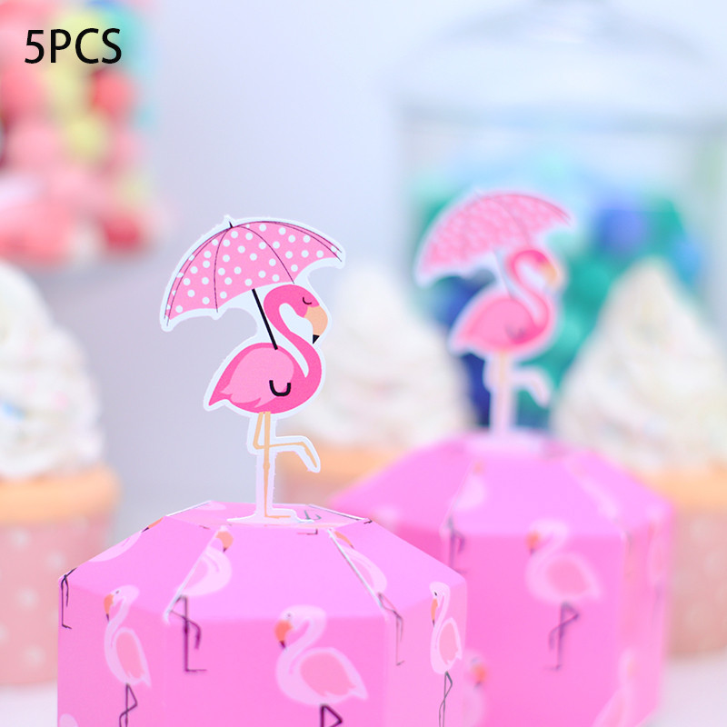 flamingók Cukortáskák Születésnapi buli Tematikus buli Eldobható papírpohár Kellékek Doboz Ajándéktáskák Party Dekoráció