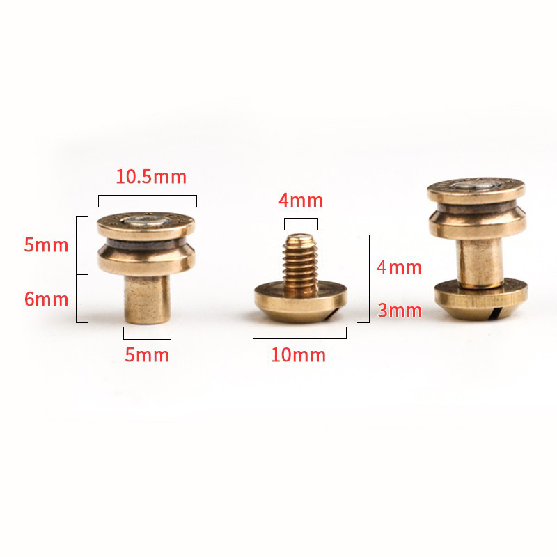 1 gabalas 100 % žalvario piniginės užraktas senovinis rankų darbo sagties įdėklas užraktas apvali galvutė Dekoruokite "pasidaryk pats" priedai Oda amatų įranga