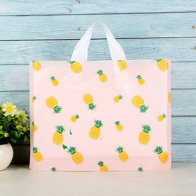 5 tk paksu ehete plastikust käepidemetega kott Armsad mitmesuguse mustriga kilekotid käepidemega kinkekarbiga pulmapeo pakend