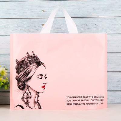 5 tk paksu ehete plastikust käepidemetega kott Armsad mitmesuguse mustriga kilekotid käepidemega kinkekarbiga pulmapeo pakend