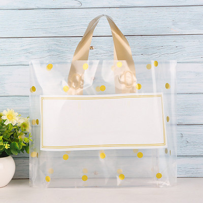 5 tk paksu ehete plastikust käepidemetega kott Armsad mitmesuguse mustriga kilekotid käepidemega kinkekarbiga pulmapeo pakend