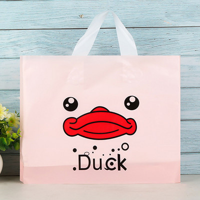 5 tk paksu ehete plastikust käepidemetega kott Armsad mitmesuguse mustriga kilekotid käepidemega kinkekarbiga pulmapeo pakend