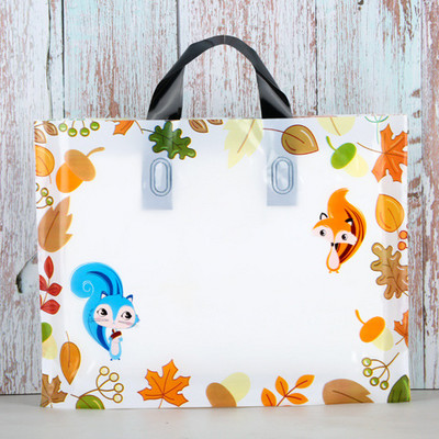 5 tk paksu ehete plastikust käepidemetega kott Armsad mitmesuguse mustriga kilekotid käepidemega kinkekarbiga pulmapeo pakend