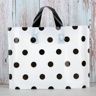 5 tk paksu ehete plastikust käepidemetega kott Armsad mitmesuguse mustriga kilekotid käepidemega kinkekarbiga pulmapeo pakend