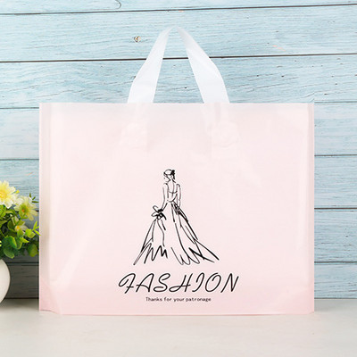 5 tk paksu ehete plastikust käepidemetega kott Armsad mitmesuguse mustriga kilekotid käepidemega kinkekarbiga pulmapeo pakend