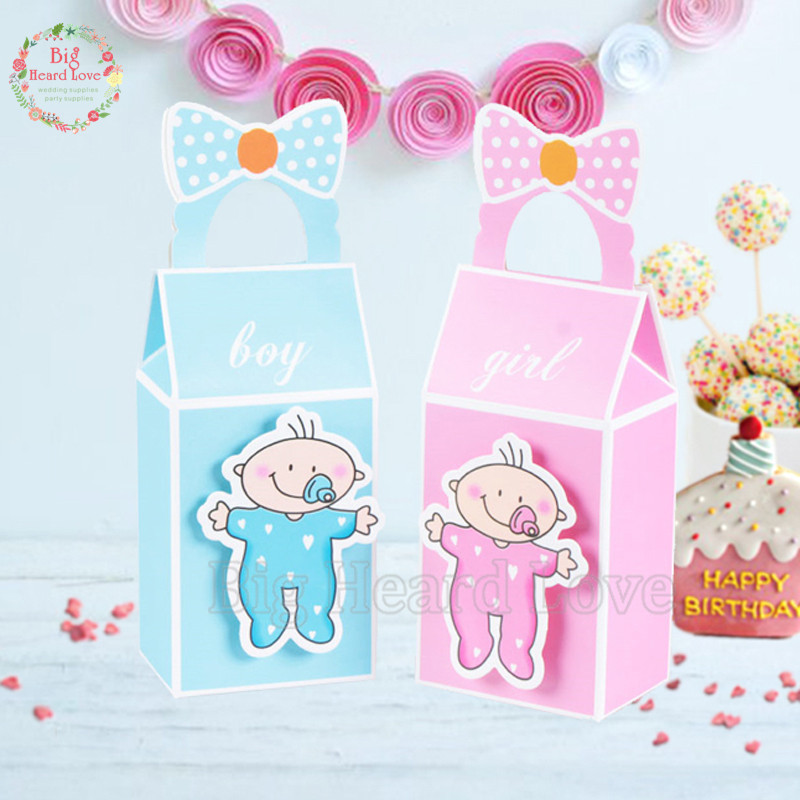 Big Heard Love 12 buc. Cutie de bomboane pentru Baby Shower pentru băieți și fete.
