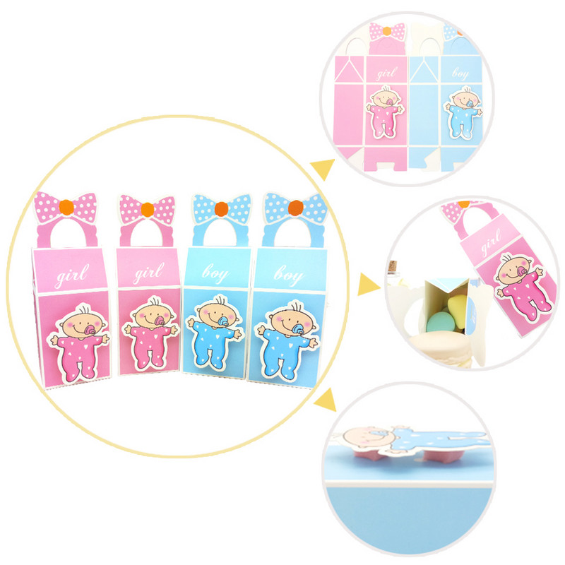 Big Heard Love 12 buc. Cutie de bomboane pentru Baby Shower pentru băieți și fete.