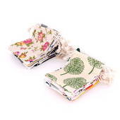 5tk/partii Linased puuvillased kotid 8x10 9x12cm väikese peo pulmasoov Butiik kommid ehted pakendamiskotid Muslini kinkekoti kotid