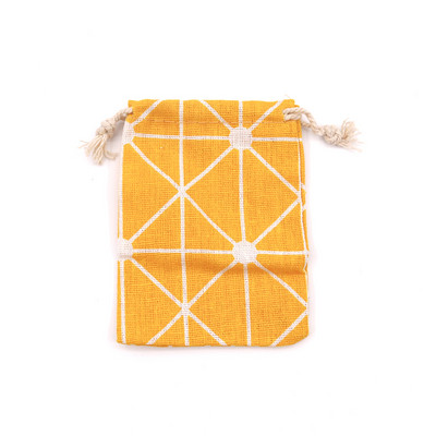 5tk/partii Linased puuvillased kotid 8x10 9x12cm väikese peo pulmasoov Butiik kommid ehted pakendamiskotid Muslini kinkekoti kotid