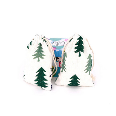 5tk/partii Linased puuvillased kotid 8x10 9x12cm väikese peo pulmasoov Butiik kommid ehted pakendamiskotid Muslini kinkekoti kotid