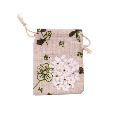 5tk/partii Linased puuvillased kotid 8x10 9x12cm väikese peo pulmasoov Butiik kommid ehted pakendamiskotid Muslini kinkekoti kotid