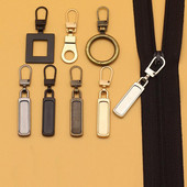 5db Levehető fém cipzár lehúzók cipzár csúszkákhoz Fejcipzárok Javítókészletek Cipzárhúzó fül Barkács varrótáskák kabát