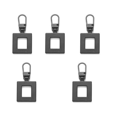 5db Levehető fém cipzár lehúzók cipzár csúszkákhoz Fejcipzárok Javítókészletek Cipzárhúzó fül Barkács varrótáskák kabát