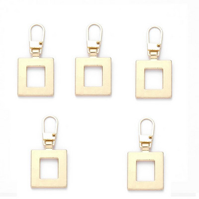 5db Levehető fém cipzár lehúzók cipzár csúszkákhoz Fejcipzárok Javítókészletek Cipzárhúzó fül Barkács varrótáskák kabát