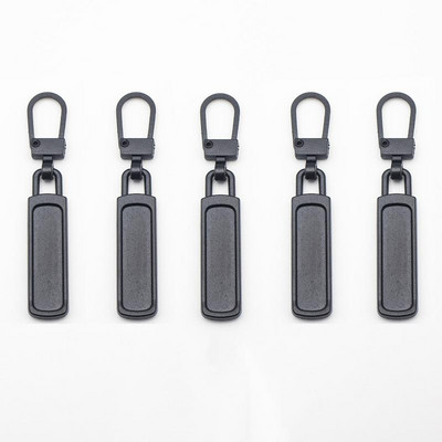 5db Levehető fém cipzár lehúzók cipzár csúszkákhoz Fejcipzárok Javítókészletek Cipzárhúzó fül Barkács varrótáskák kabát