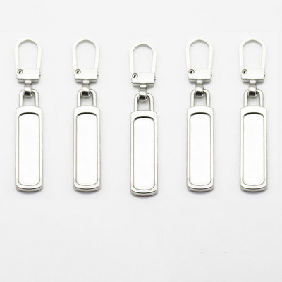 5db Levehető fém cipzár lehúzók cipzár csúszkákhoz Fejcipzárok Javítókészletek Cipzárhúzó fül Barkács varrótáskák kabát