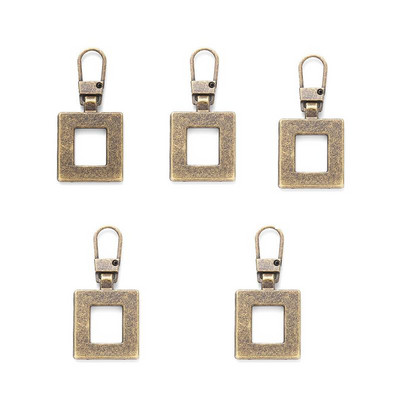 5db Levehető fém cipzár lehúzók cipzár csúszkákhoz Fejcipzárok Javítókészletek Cipzárhúzó fül Barkács varrótáskák kabát