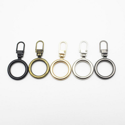 5db Levehető fém cipzár lehúzók cipzár csúszkákhoz Fejcipzárok Javítókészletek Cipzárhúzó fül Barkács varrótáskák kabát