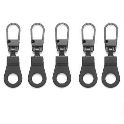 5db Levehető fém cipzár lehúzók cipzár csúszkákhoz Fejcipzárok Javítókészletek Cipzárhúzó fül Barkács varrótáskák kabát