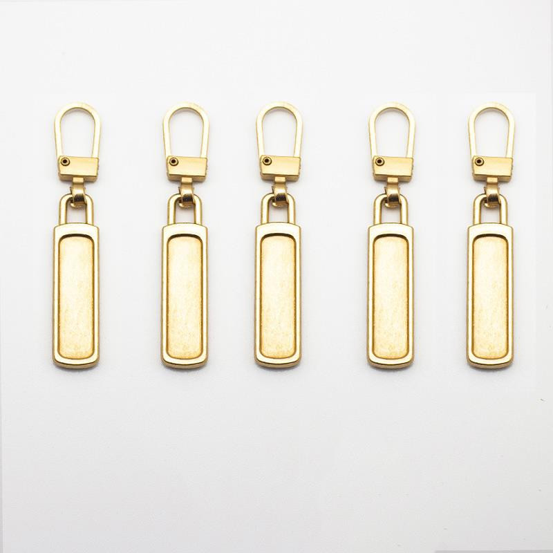 5db Levehető fém cipzár lehúzók cipzár csúszkákhoz Fejcipzárok Javítókészletek Cipzárhúzó fül Barkács varrótáskák kabát