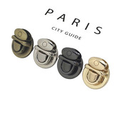 1x Metāla Push Lock aizdare Somas mēlītes sprādzes Ādas Amatniecības sieviešu soma Rokassomiņa Plecu somas aksesuāri