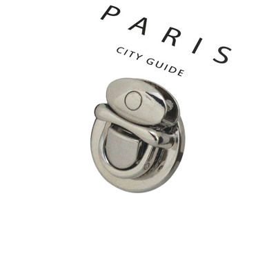 1x Metāla Push Lock aizdare Somas mēlītes sprādzes Ādas Amatniecības sieviešu soma Rokassomiņa Plecu somas aksesuāri