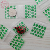 1515 Ziplock Bags 100 Baggies Green Alien Designer márkájú táskák 1,5"X1,5" visszazárható műanyag tárolótáska T012