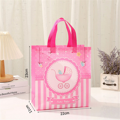 Nem feltáruló ajándéktasakok fiús vagy lányos édességdobozok rózsaszín kék süticsomagolás hordtáska babazuhany Neme feltáró parti dekoráció