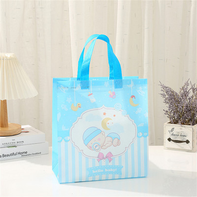 Nem feltáruló ajándéktasakok fiús vagy lányos édességdobozok rózsaszín kék süticsomagolás hordtáska babazuhany Neme feltáró parti dekoráció