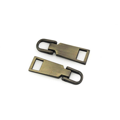 2db Fém tartós cipzár lehúzók cipzár csúszkákhoz Fejcipzárok Javítókészletek Cipzárhúzó fül Barkács varrás kiegészítők 6 szín