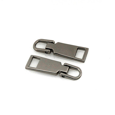 2db Fém tartós cipzár lehúzók cipzár csúszkákhoz Fejcipzárok Javítókészletek Cipzárhúzó fül Barkács varrás kiegészítők 6 szín